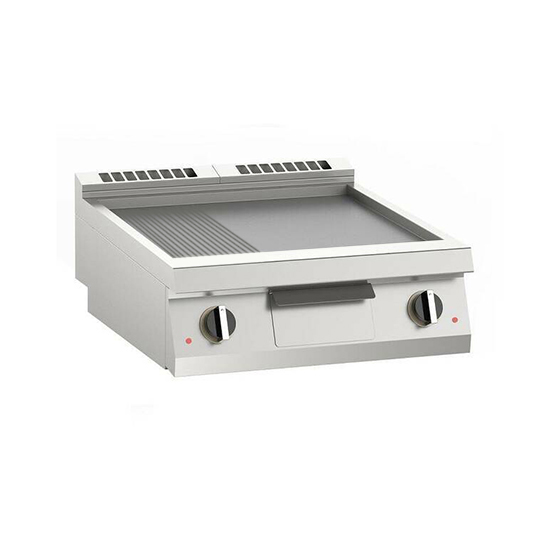 Электрическая жарочная поверхность 700 серии Apach Chef Line SLFTE87LR чугун