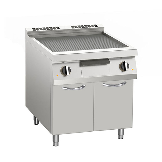 Электрическая жарочная поверхность 700 серии Apach Chef Line SLFTE87RCS чугун