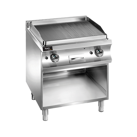 Электрическая жарочная поверхность 900 серии Apach Chef Line GLFTE89ROS чугун