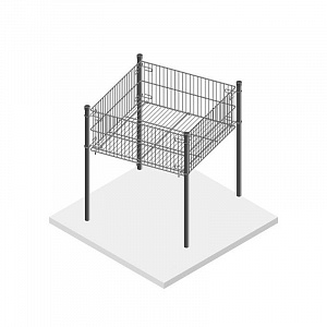 картинка Корзина для распродаж средняя, глубина 255 GFT
