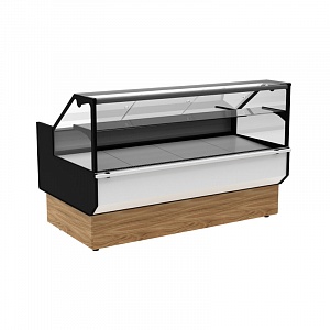 картинка Витрина холодильная Carboma Palm 2 GC95 SV 1,2-1 KombiLux / INOX (ВХСр-1,2 GC95)